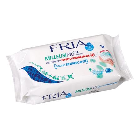 Fria Milleusipiu Antibacterial Wipes   12 Wipes