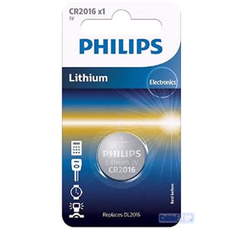 Philips Key Fob Battery CR2016   Lithium 3V