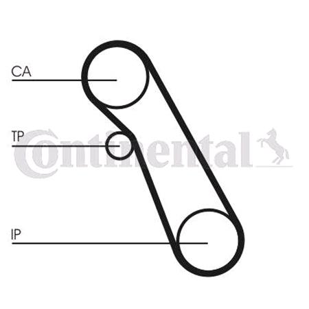 Contitech Timing Belt Kit with Water Pump   CT983WP1