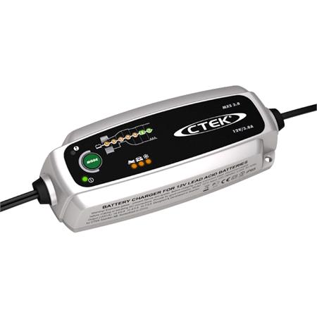CTEK MXS 3.8 UK 12V Automatic Maintenance Charger for Car and Motorcycle Batteries