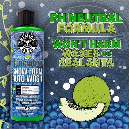 Chemical Guys Honeydew Snow Foam Auto Wash Cleanser (16oz)