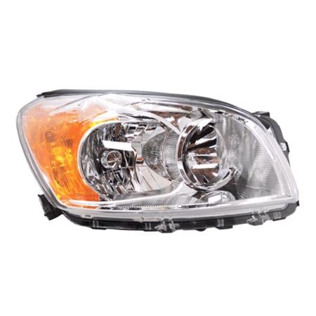 Right Headlamp (Takes H11/HB3 Bulbs, Supplied With Motor) for Toyota RAV 4 III 2009 2010