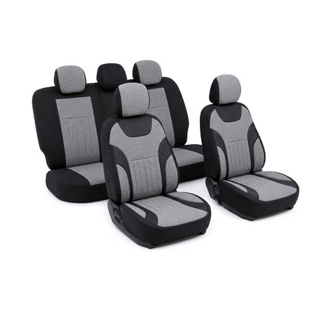 LEADER Style Seat Covers (Light Grey) For Citroen C ZERO 2010 Onwards