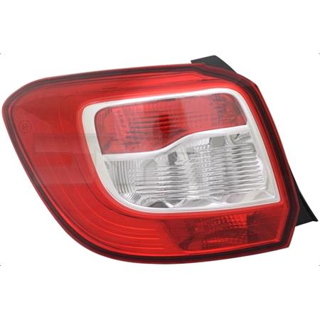 Left Rear Lamp (Supplied Without Bulbholder, Not For Stepway Models) for Dacia SANDERO 2013 on