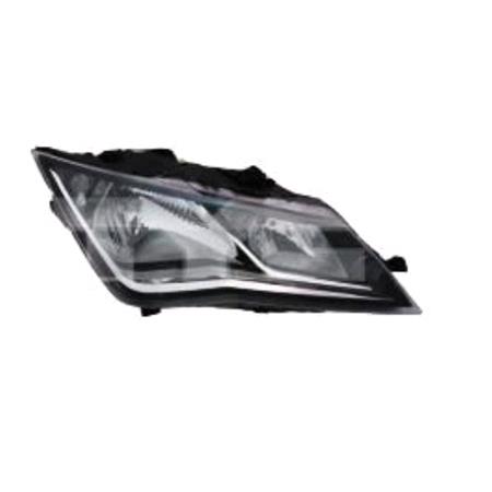 Right Headlamp (Halogen, Takes H7 / H7 Bulbs, Original Equipment) for Seat LEON ST 2013 on