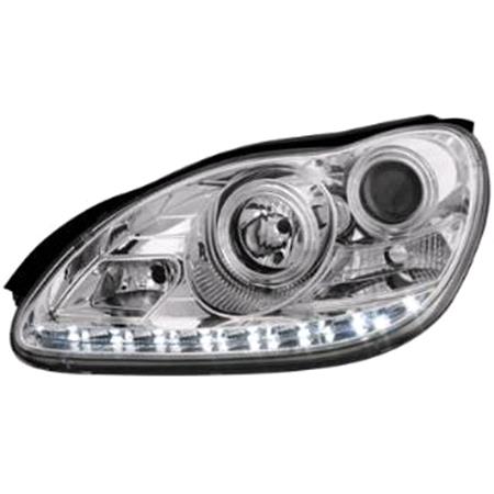 Left Headlamp (Xenon, Takes DR/H7/H1 Bulbs, Original Equipment) for Mercedes S CLASS 1999 2002