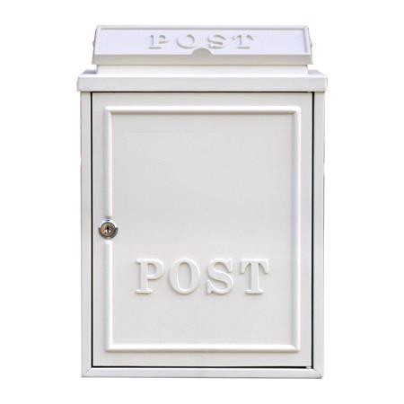 PostPlus Traditional Diecast Post Box   Cream