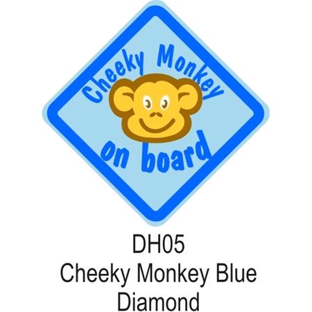 Castle Promotions Suction Cup Diamond Sign   Blue   Cheeky Monkey