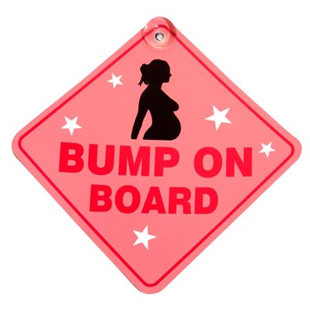 Castle Promotions Suction Cup Diamond Sign   Pink   Bump On Board