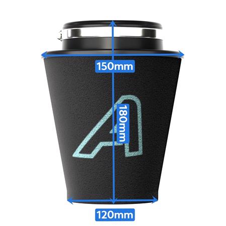 Filtec Universal Foam Filter with Reducing Rings