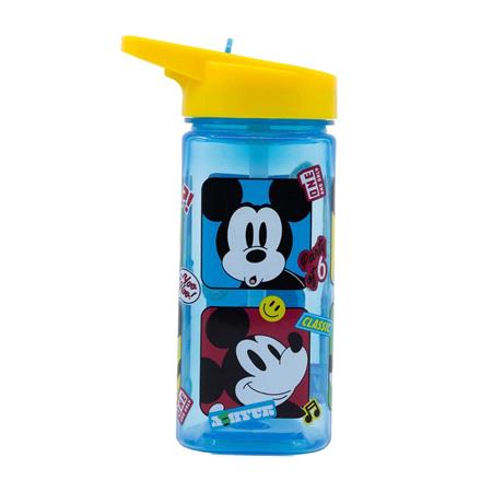 Disney Mickey Mouse Square Water Bottle   510ml