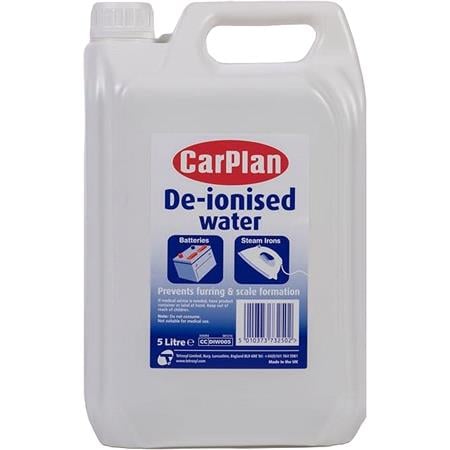 Carplan De ionised Water   5 Litre