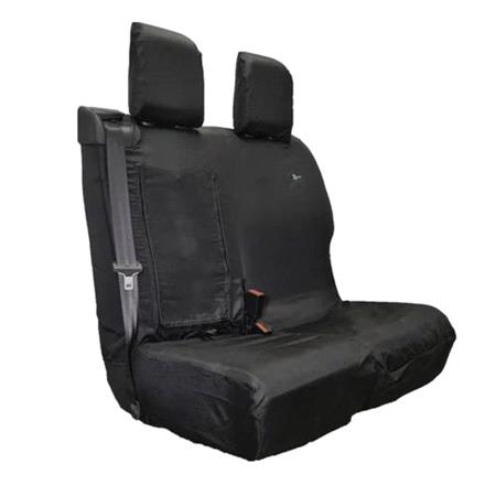 Town & Country Double Passenger Van Seat Cover For Citroen Dispatch 2016 Onwards   Black