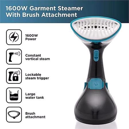 Black & Decker 1600W hand held garment steamer