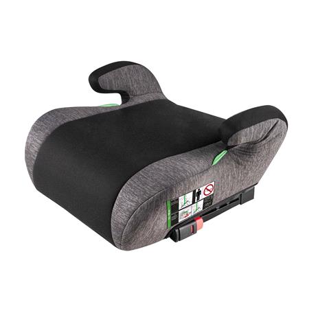 Walser Raffi Child Car Booster Seat with Isofix   Black Grey