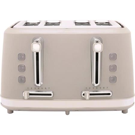 BLACK+DECKER 4 Slice Toaster, Grey