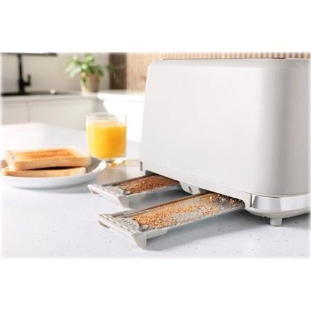 BLACK+DECKER 4 Slice Toaster, Grey