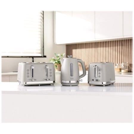 BLACK+DECKER 4 Slice Toaster, Grey