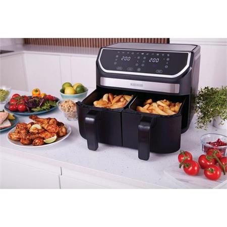 Black+Decker 9L Dual Drawer Air Fryer