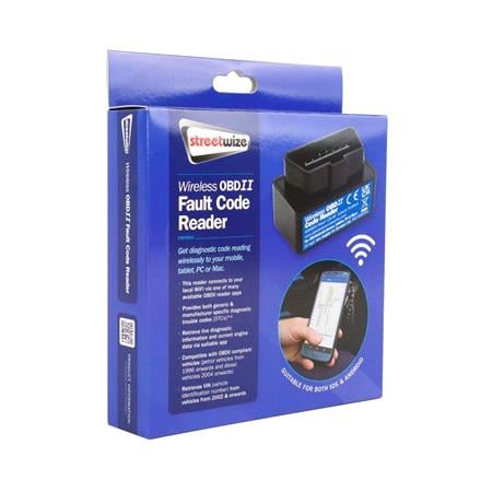 Streetwize Wireless OBD II Fault Code Reader 