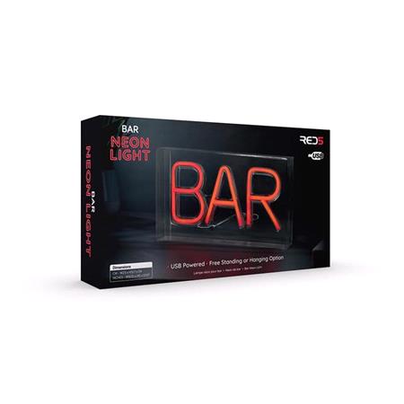 Bar Neon Light Sign   Red