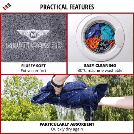 SportShield Car Seat Cover   Sweat Resistant & Machine Washable   Dark Blue
