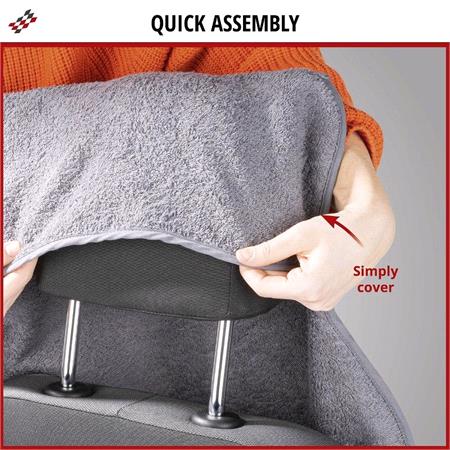 SportShield Car Seat Cover   Sweat Resistant & Machine Washable   Dark Blue