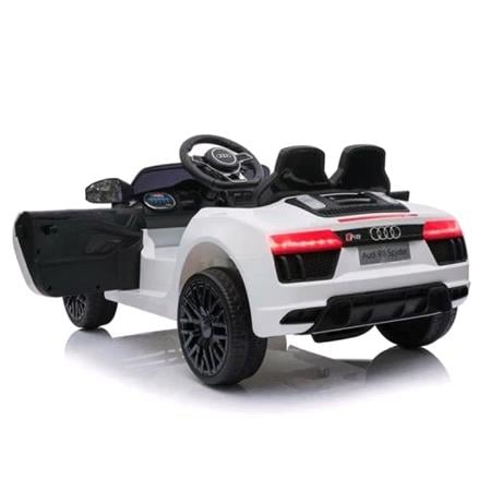 Audi R8 Kids Electric Ride On Car With Remote Control   12v White