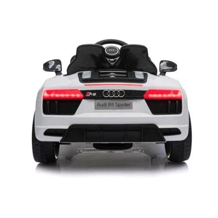 Audi R8 Kids Electric Ride On Car With Remote Control   12v White