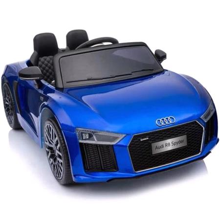 Audi R8 Kids Electric Ride On Car With Remote Control   12v Blue