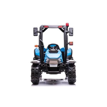 Kids Electric Ride On Tractor Multi Terrain   24v Blue