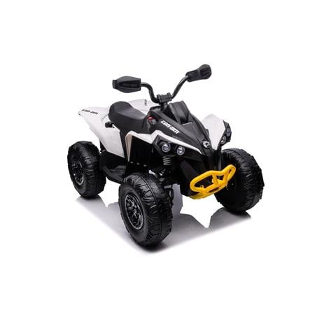 Can Am Maverick Kids Quad Bike Electric Ride On   24V White