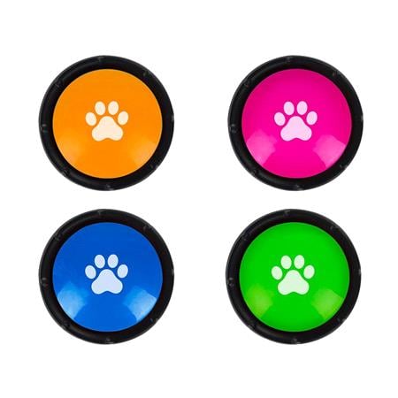 Recordable Dog Buttons Set 4   Fun Training With Your Dog