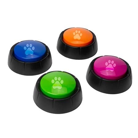 Recordable Dog Buttons Set 4   Fun Training With Your Dog