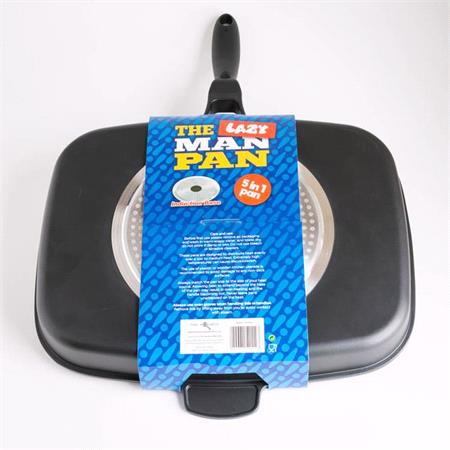 Lazy Man Frying Pan   5 Compartments