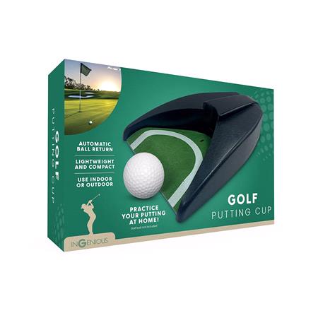 Golf Putter With Automatic Ball Return