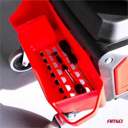 Rolling Work Seat with Tool Storage 150kg