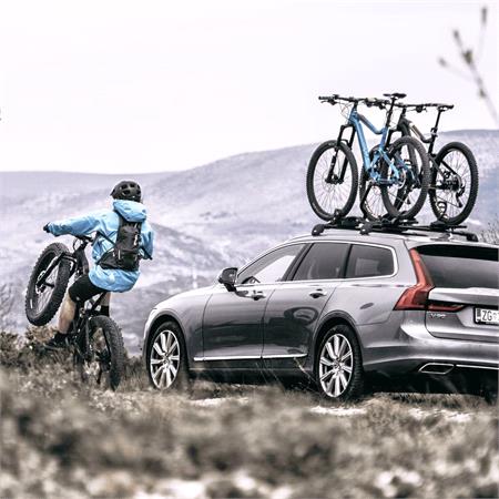 Thule ProRide Roof Mounted Bike Rack   Aluminium