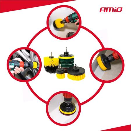 Drill Brush & Scrub Set   10 Piece Set