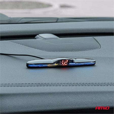 Parking Sensor System with 4 White Sensors And Display