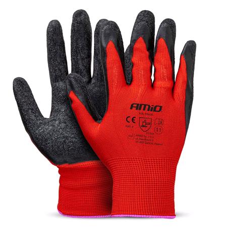 Latex Coated Safety Work Gloves Size XXL    2 Pairs