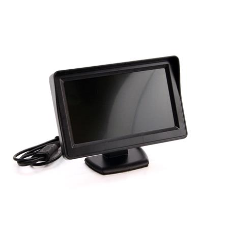 Parking assistant system 4,3" with HD 307 IR 4 sensors black inside mount