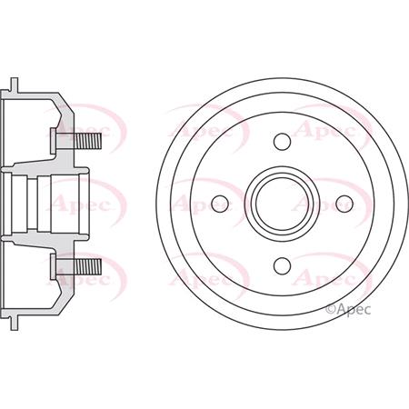 APEC Brake Drum   DRM9123
