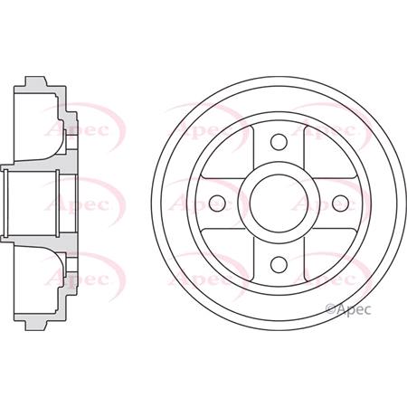 APEC Brake Drum   DRM9937