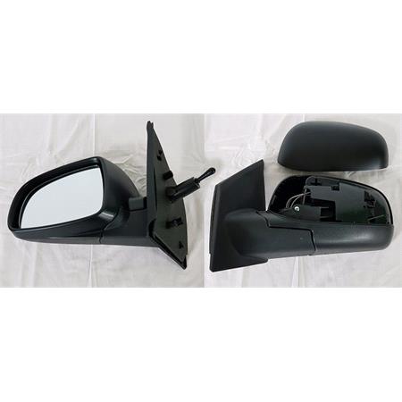 Left Wing Mirror (manual, primed cover) for Nissan NOTE 2006 2013