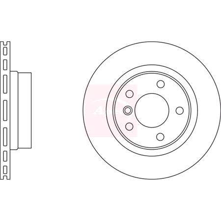 APEC braking Rear Axle Brake Discs (Pair)   Diameter: 300mm