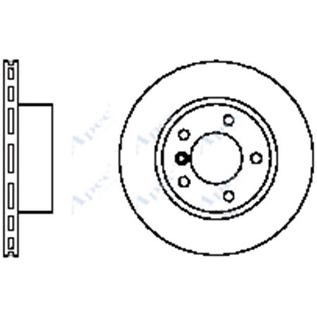 APEC braking Front Axle Brake Discs (Pair)   Diameter: 292mm