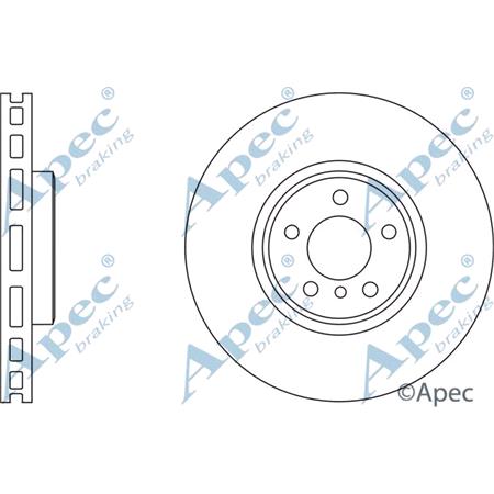 APEC braking Front Axle Brake Discs (Pair)   Diameter: 365mm