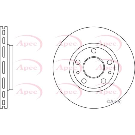 APEC Front Axle Brake Disc (Single)