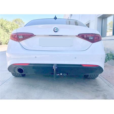 Aragon Vertically Detachable Towbar for Alfa Romeo GIULIA 2015 Onwards (Except Veloce and Quadrifoglio)